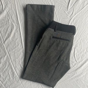 Express size 2 short black and grey straight leg dress pants